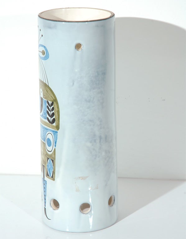 Mid-20th Century Ceramic Lamp Shade by Roger Capron For Sale