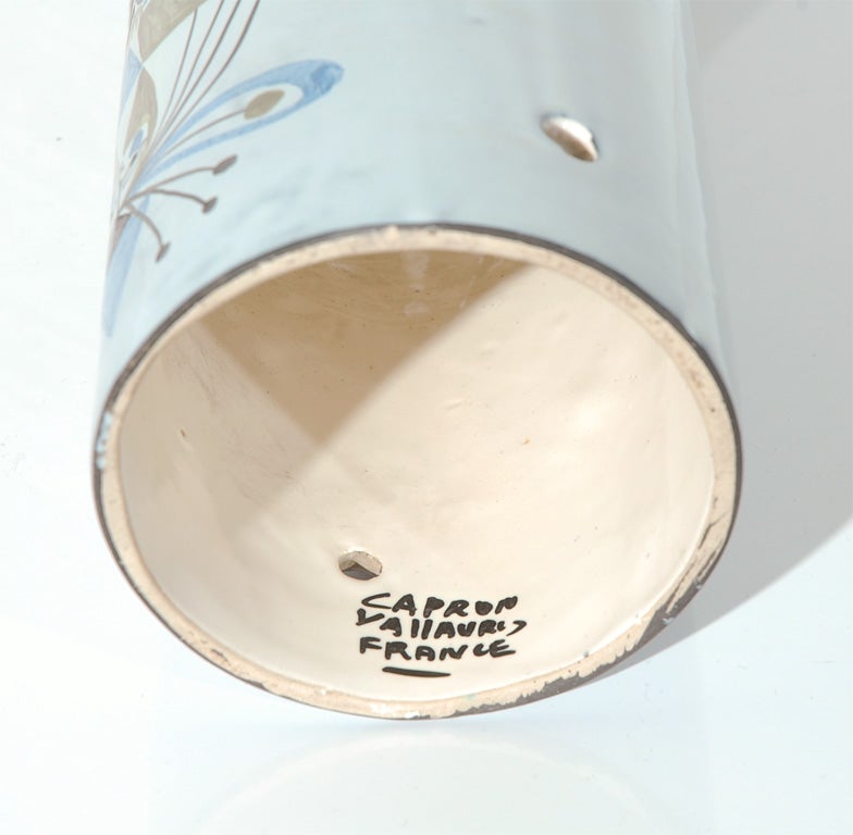 Ceramic Lamp Shade by Roger Capron For Sale 1