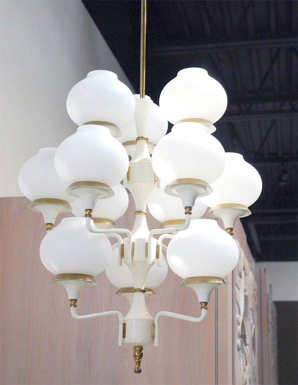ELEGANT CHANDELIER BY LOUIS POULSEN