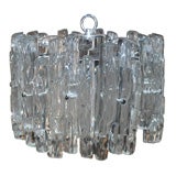 LUCITE ICICLE CHANDELIER