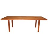 Signed Hans J. Wegner teak coffee table