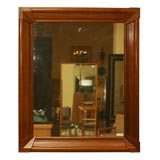 French 1940
s mahogany frame mirror