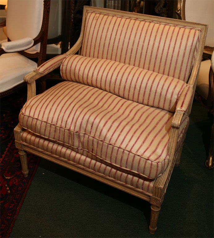 French LOUIS 16TH STYLE MARQUISE CHAIR