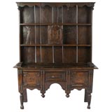 Antique A Jacobean style welsh dresser in oak