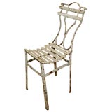 Rustic French Iron Childs' Chair