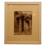 Albumen Print of the Temple of Horus.