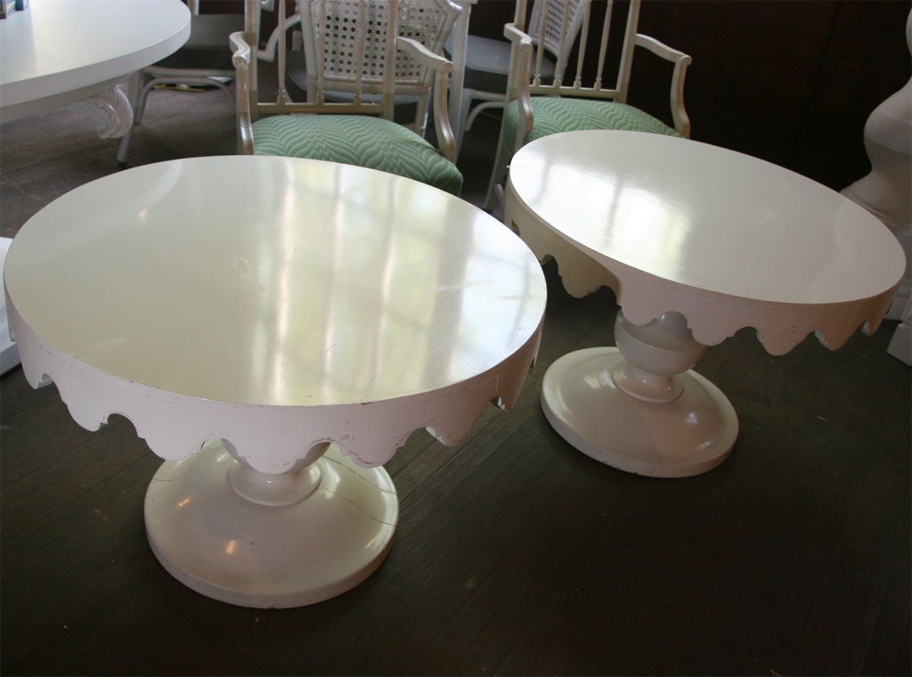 Pair of Original Dorothy Draper Tables In Good Condition In Stamford, CT