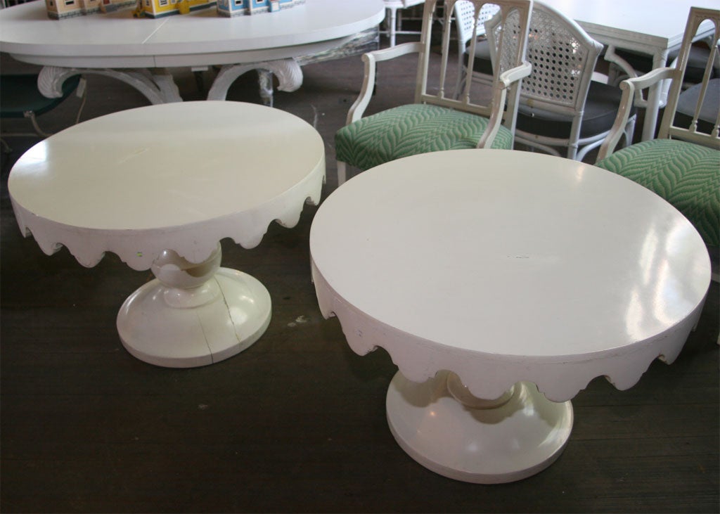 Mid-20th Century Pair of Original Dorothy Draper Tables