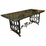 French Marble-Top Table