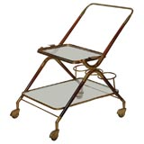 Italian Rosewood Bar Cart