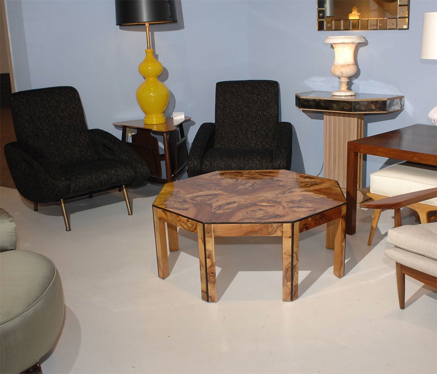 Italian Burl Coffee Table at 1stDibs