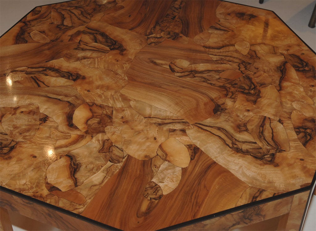 Italian Burl Coffee Table at 1stDibs