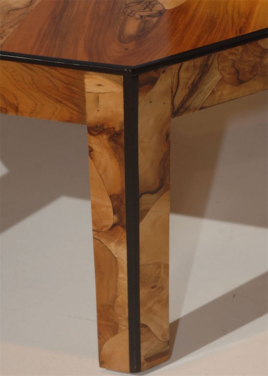 Italian Burl Coffee Table at 1stDibs