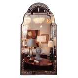 1940's Venetian Style Mirror with Tall Shield Design