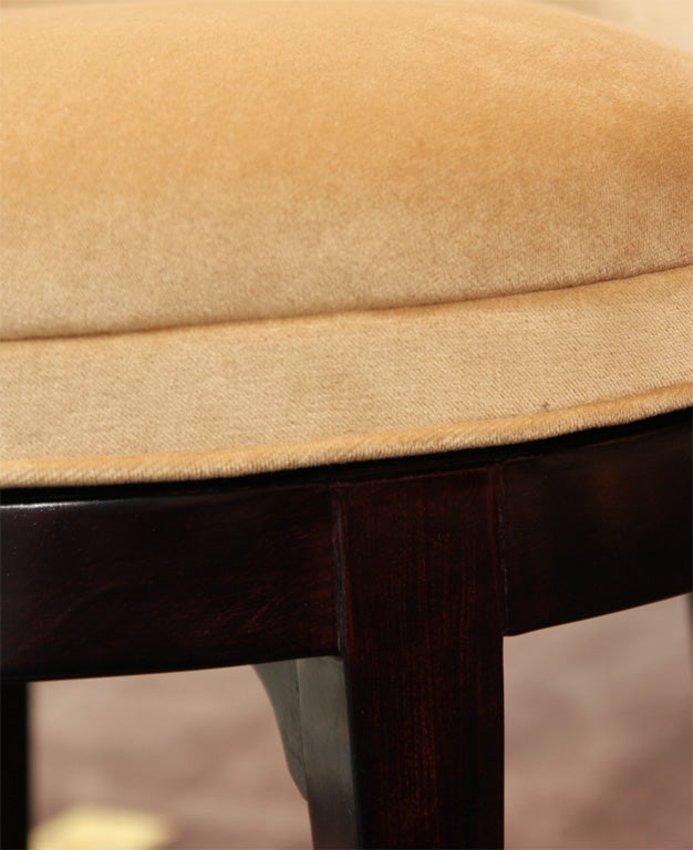 low back vanity stool