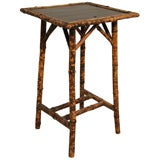 19th Century English Bamboo Table with Japanning