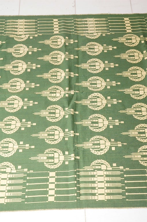 Austrian Secessionist/Art Deco Fabric Panel