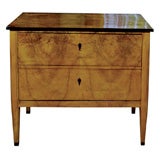 early 19th century Biedermeier two drawer chest