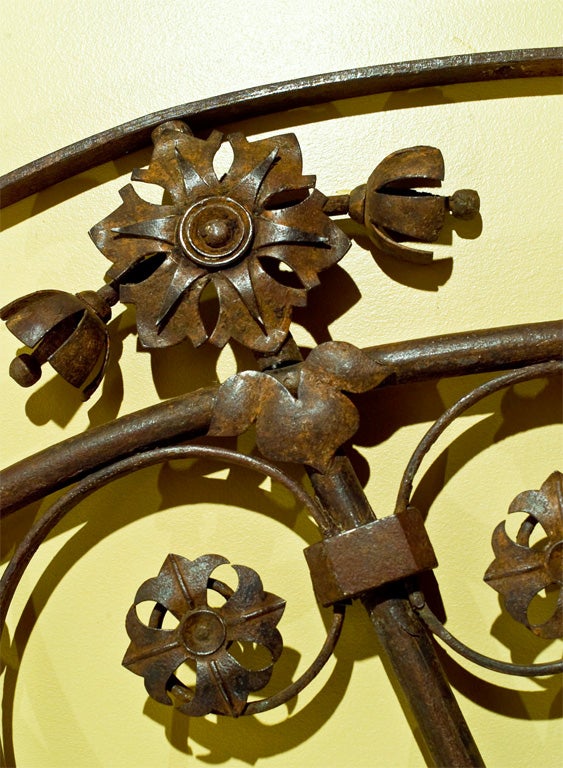 Wrought Iron Architectural Element In Excellent Condition In Westport, CT