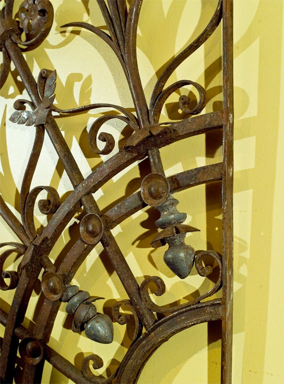 18th Century and Earlier Wrought Iron Architectural Element