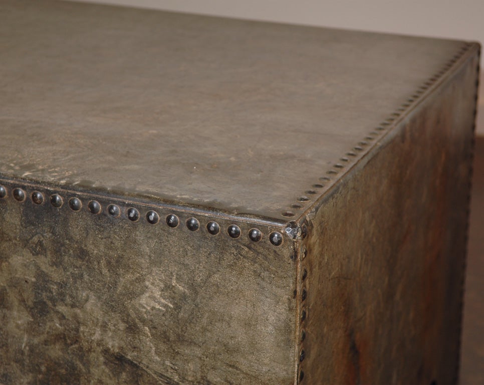 Riveted Bin Coffee Table