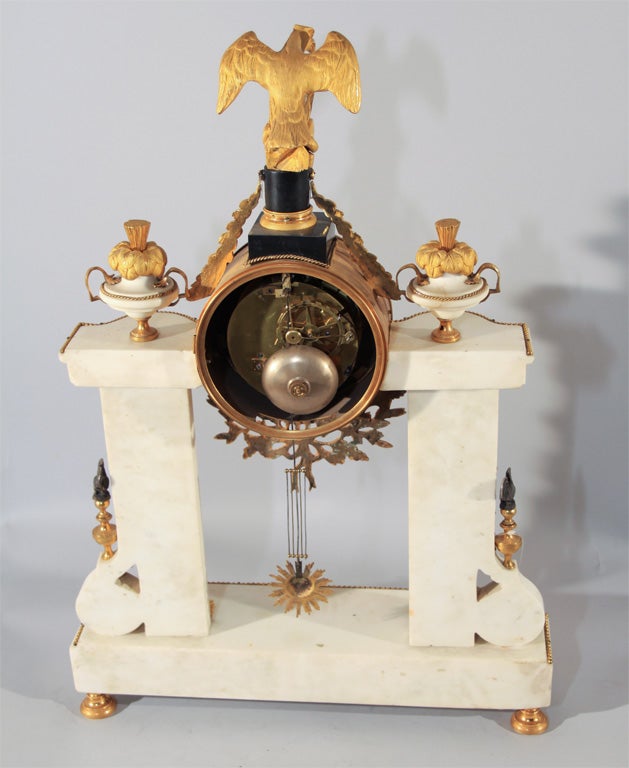 Louis XVI Mantle Clock For Sale 4