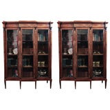 Antique Pair of French Empire Bookcases