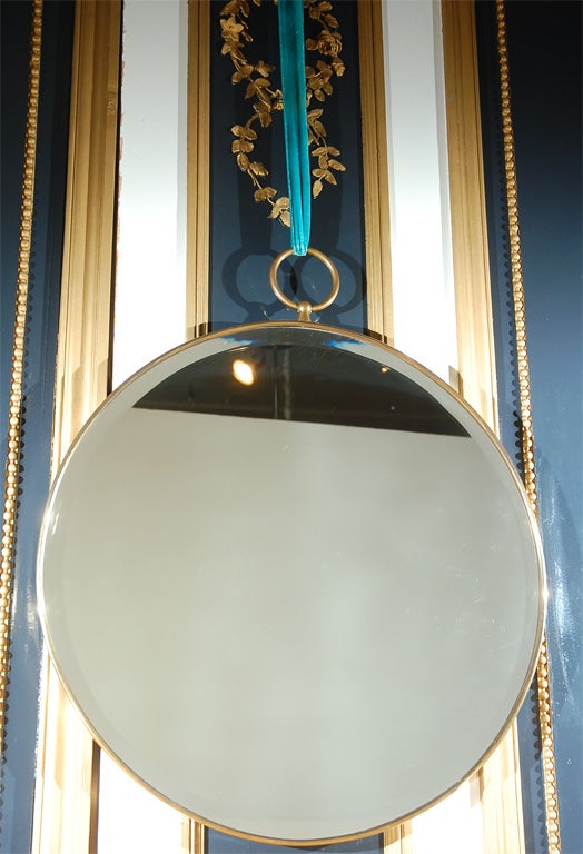 Fornasetti Bronze Surround Mirror, with Original Stamp
