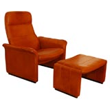 de Sede Leather Armchair 
Ottoman