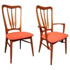 Four Niels Koefoed Danish Teak Dining Chairs 2