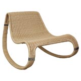 Stylish Rattan Rocking Lounge Chair