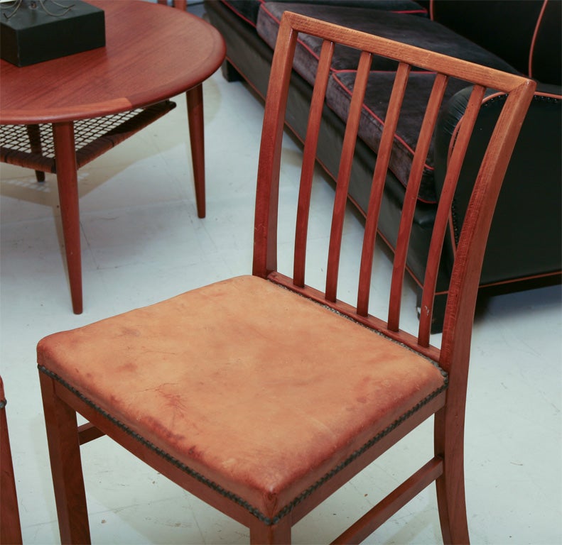 Mid-20th Century Danish Modern Side Chairs, Pair