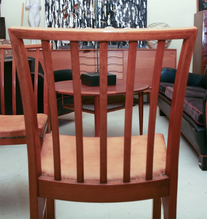 Danish Modern Side Chairs, Pair 1