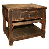 Antique Stone Top Work Table