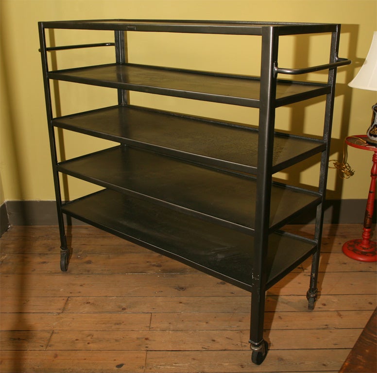 shelves with wheels