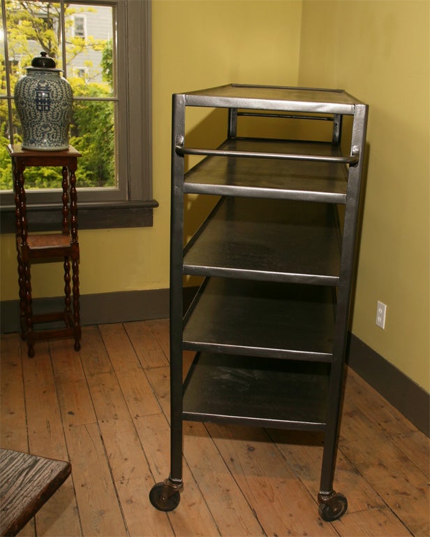 industrial shelving with wheels