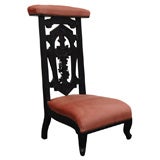 French Napoleon III Prayer Chair