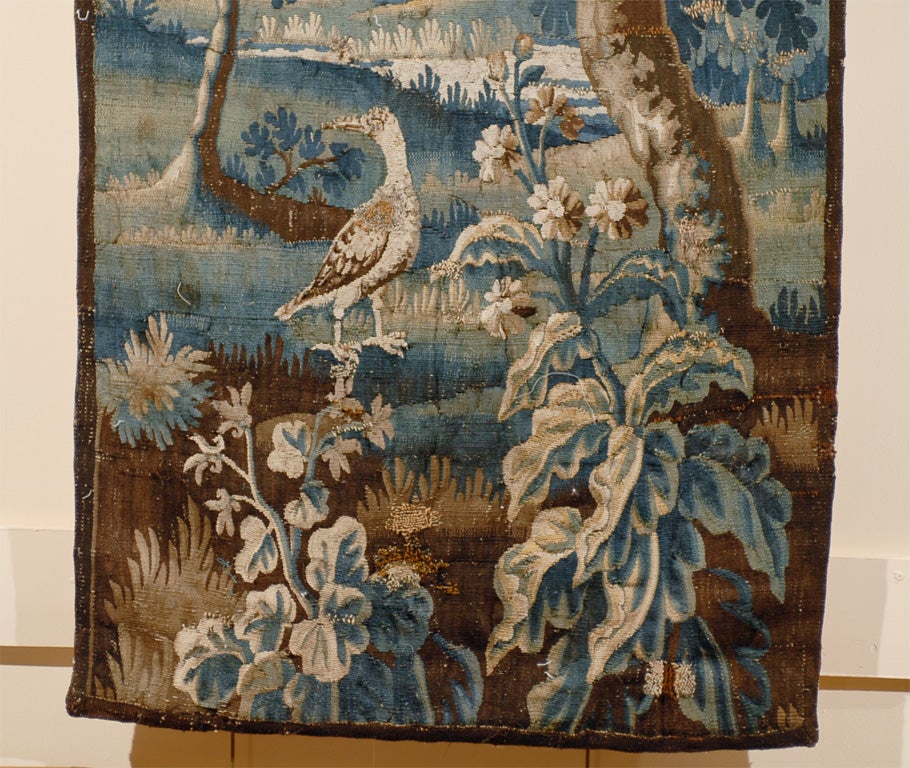 18th Century and Earlier 18th Century French Aubusson Tapestry Fragment