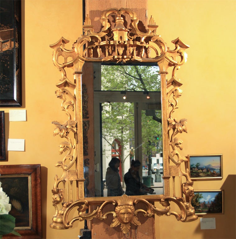 English Giltwood Mirror