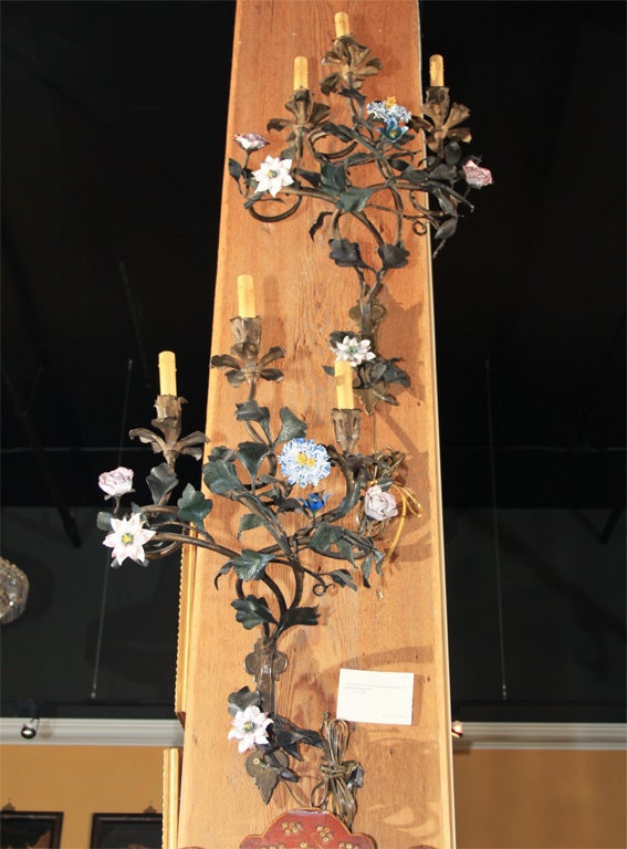Patinated Bronze Wall Lights