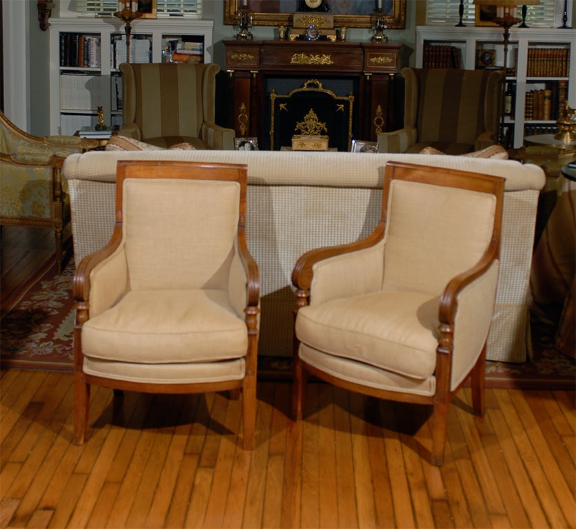 Early 19th Century French Empire Arm Chairs