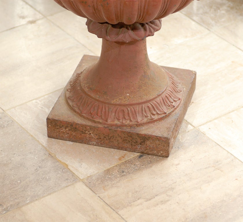 French 19th Century Iron Urn For Sale