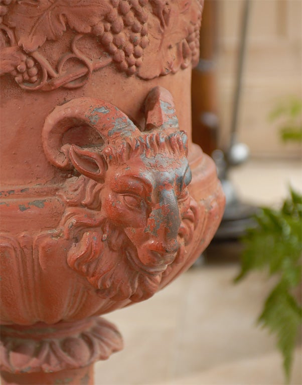 19th Century Iron Urn For Sale 4