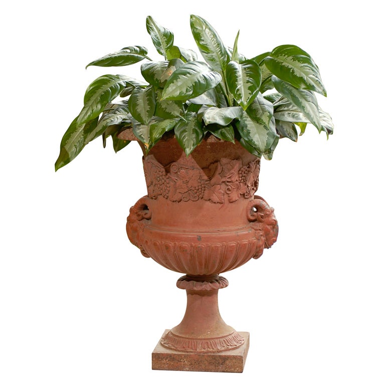 19th Century Iron Urn For Sale