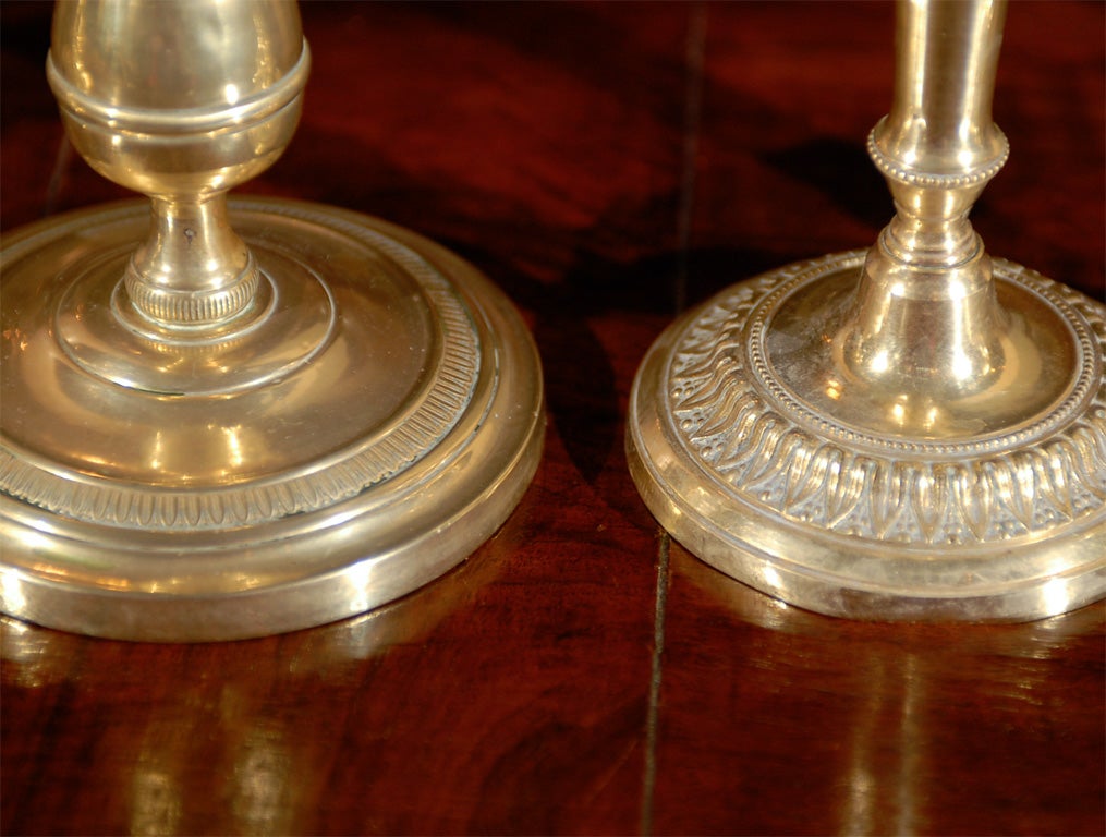 Collection of 18th and 19th century Candlesticks For Sale 2