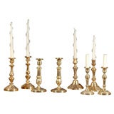 Collection of 18th and 19th century Candlesticks