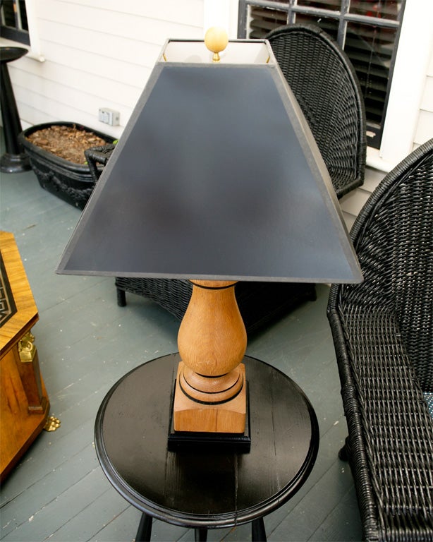 Gedrechselte OAK Lampen im Angebot 1