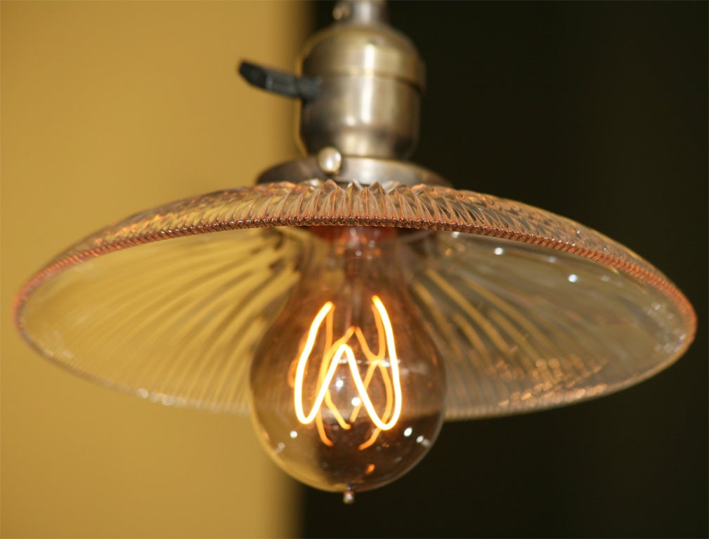 Holophane Disc Pendant Lights For Sale 2