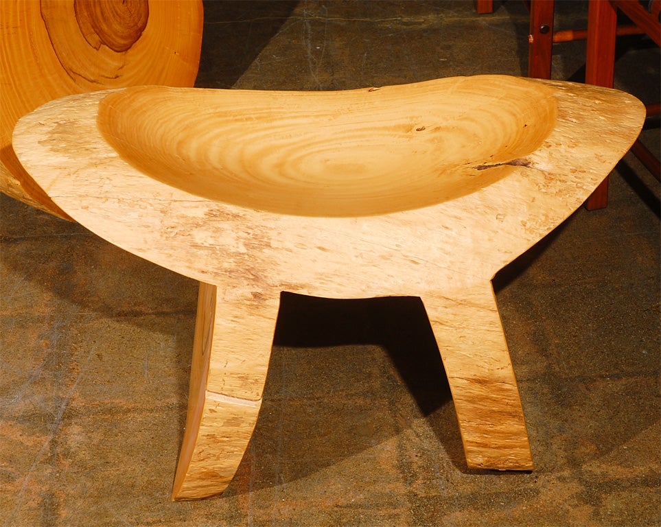 Direct carved, Palo Verde Benches,  by Howard Werner 4