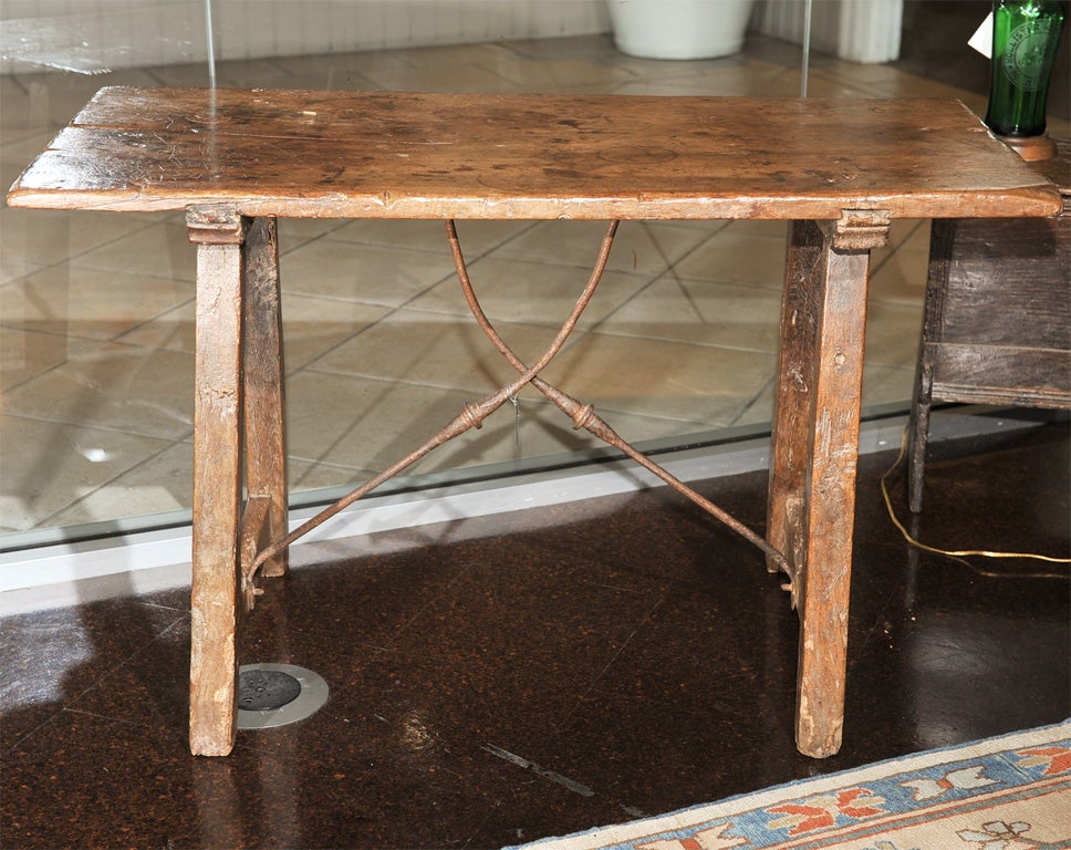 Very early Spanish WalnutTrestle Table